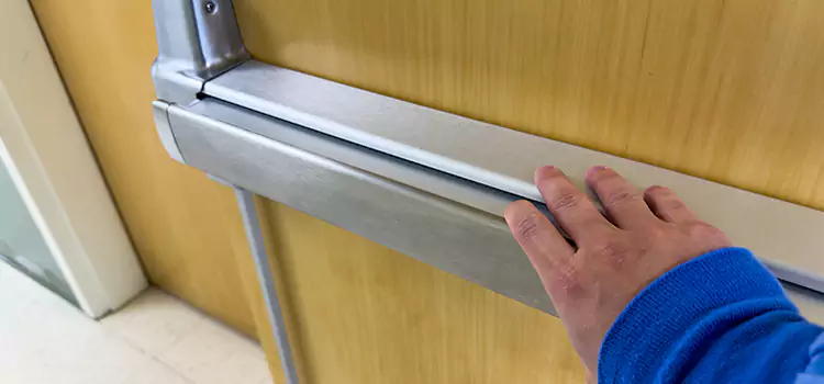 Installing a Push Bar on a Door Pharr